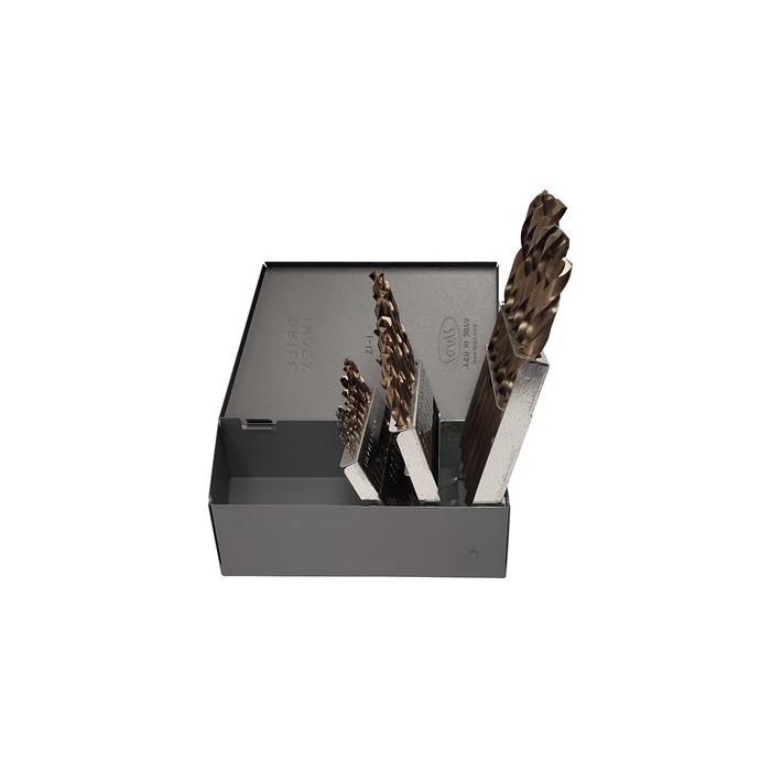 Juego de brocas de  cobalto de 1 a 113x0,5mm 25 piezas