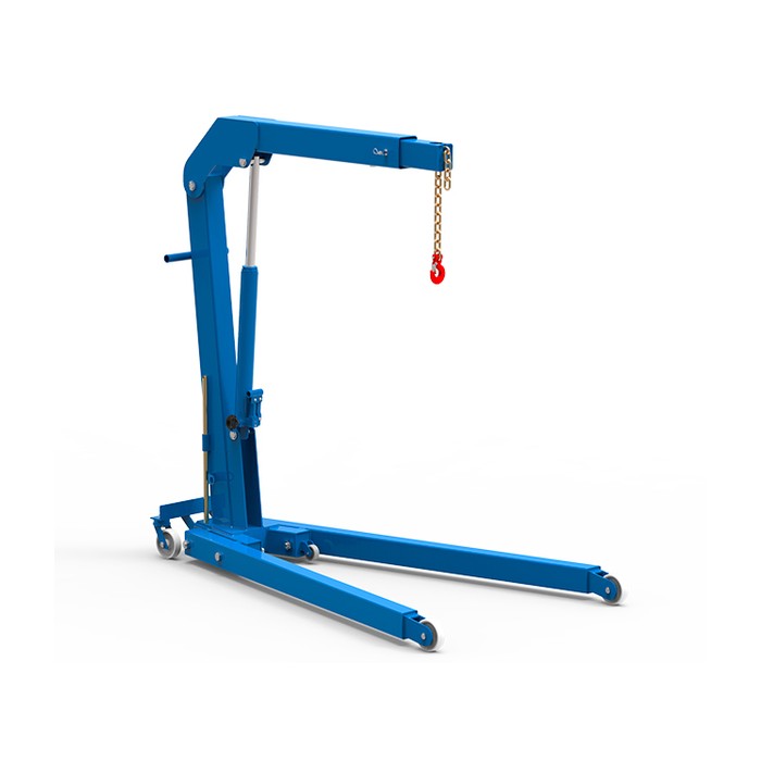 Grúa Hidráulica tipo pluma 2 toneladas plegable Bovenau