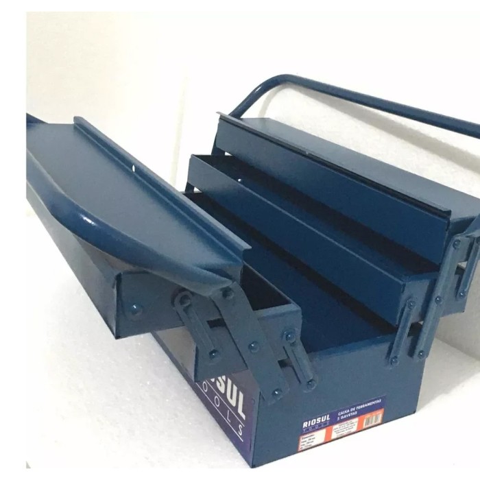 Caja metálica acordeón 5COMP. 20" 500MM RIOSUL