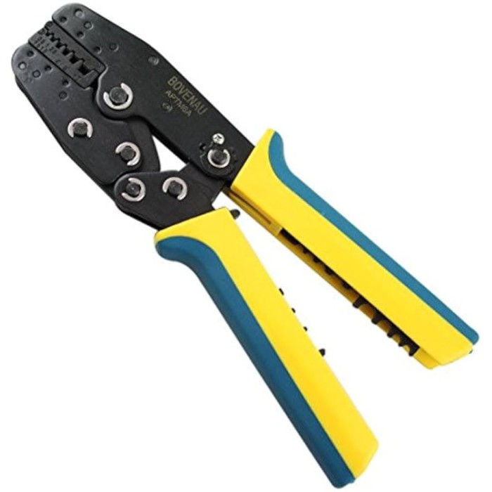 Alicate para engarzar terminales 0,5-6-10mm² Bovenau
