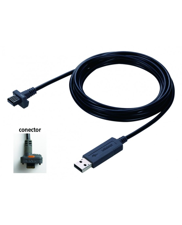 Cable de salida USB Directa DIGIMATIC IP67 para calibraador Mitutoyo