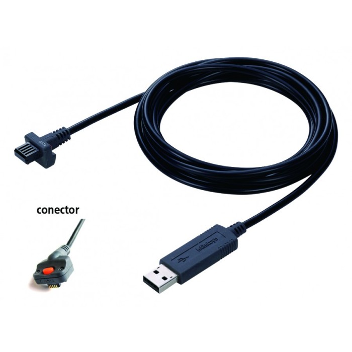 Cable de salida USB Directa Digitmatic IP65 para micrómetro Mitutoyo
