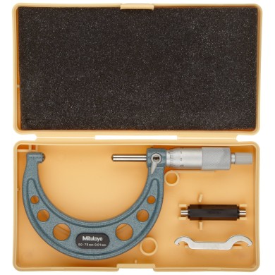 Micrómetro Exterior tipo E-E 50-75 X 0.01mm Mitutoyo