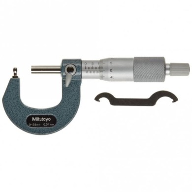 Micrómetro Exterior Tipo B 0-25 X 0.01mm Mitutoyo