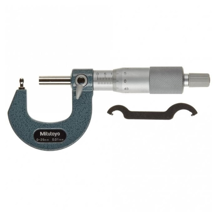 Micrómetro Exterior Tipo B 0-25 X 0.01mm Mitutoyo