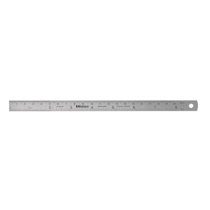 REGLA DE PRECISION 8" x 200MM MITUTOYO