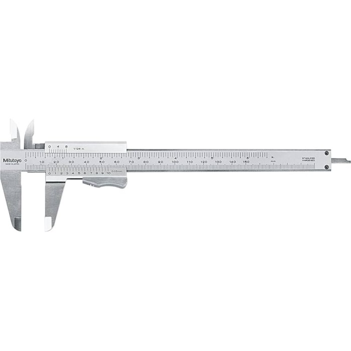 CALIBR. PIE D/REY 150MM X 6" x 0.05mm. C/FRENO MITUTOYO