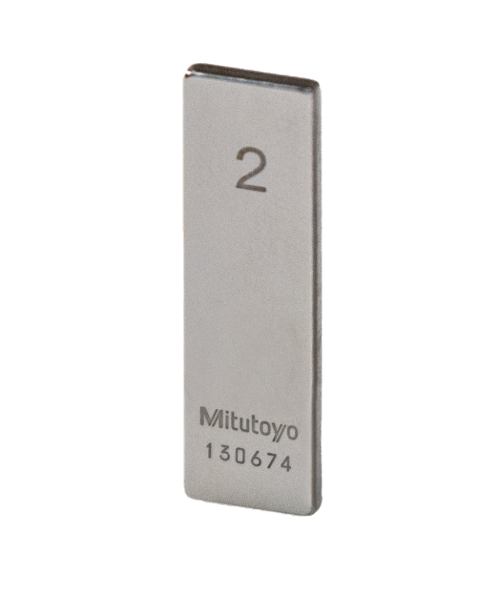 BLOQUE PATRON ACERO GR.1 DE 2MM MITUTOYO