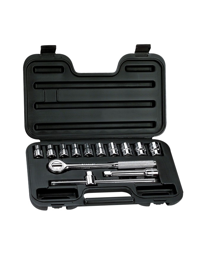 Juego de dados y accesorios 1/2 de 10 a 22mm 14 piezas