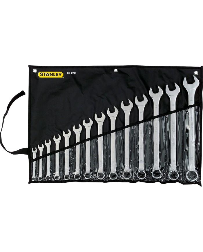 Juego de llave de  3/8 a 1"1/4 - 14 piezas Stanley