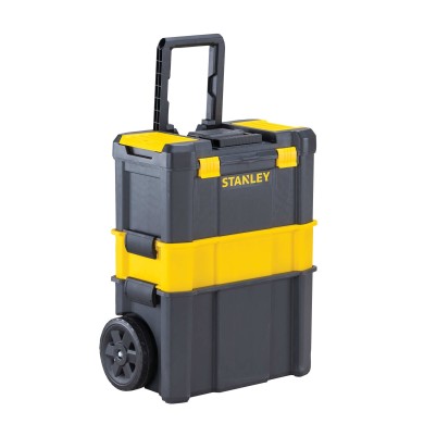 Caja plástica rodante 3 en 1 Stanley