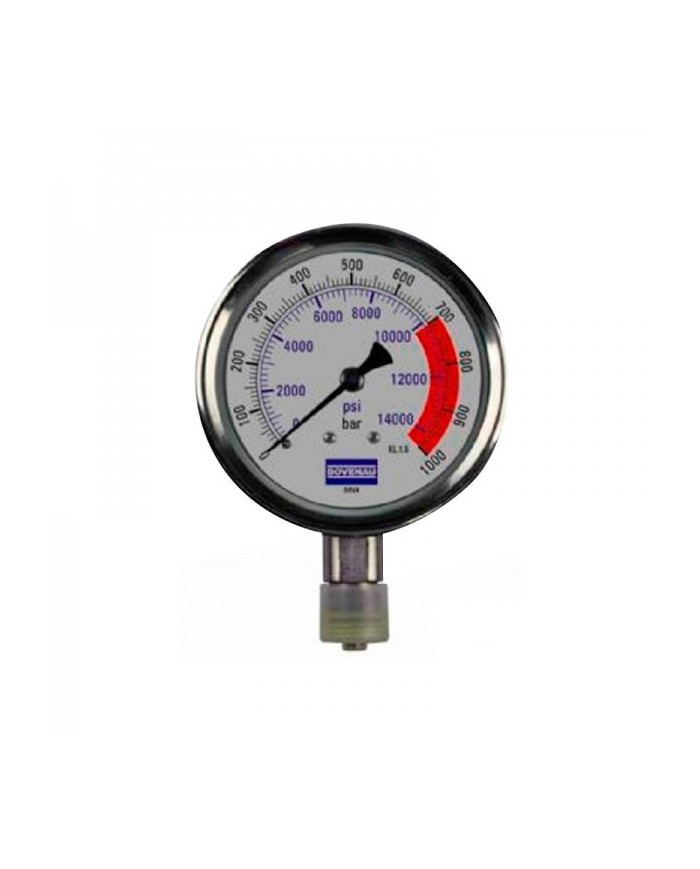 Manómetro 4" 0-10,000 PSI 1/2 INF