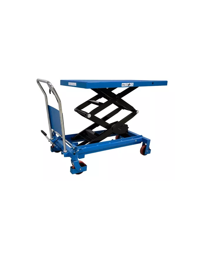 Mesa elevadora Hidráulica Capacidad  800Kg Bovenau