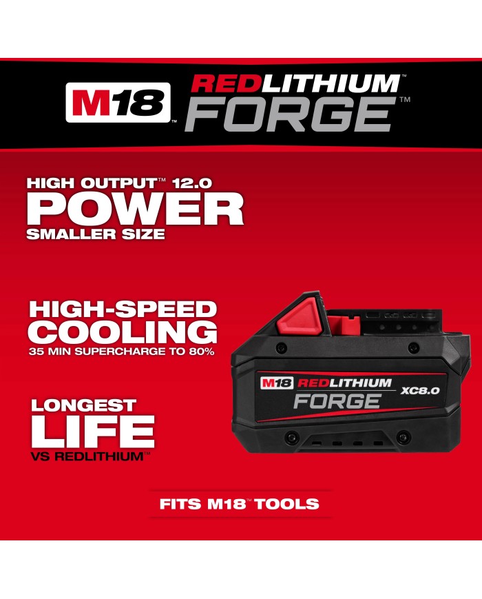 Batería M18™ REDLITHIUM™ FORGE™ XC8.0 Milwaukee