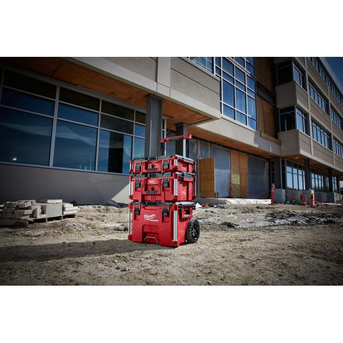 PROMO MILWAUKE: Caja de herramientas con ruedas PACKOUT™ GRATIS Caja PACKOUT 6" 5/8 y Caja PACKOUT 11" 1/8