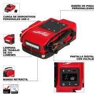 PROMO MILWAUKEE: Arrancador Milwaukee 1000 A M18™ (3841-20) GRATIS batería M18™ FORGE™ XC 8.0 AMP (48-11-1881)