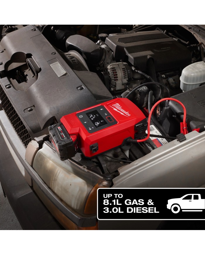 PROMO MILWAUKEE: Arrancador Milwaukee 1000 A M18™ (3841-20) GRATIS batería M18™ FORGE™ XC 8.0 AMP (48-11-1881)