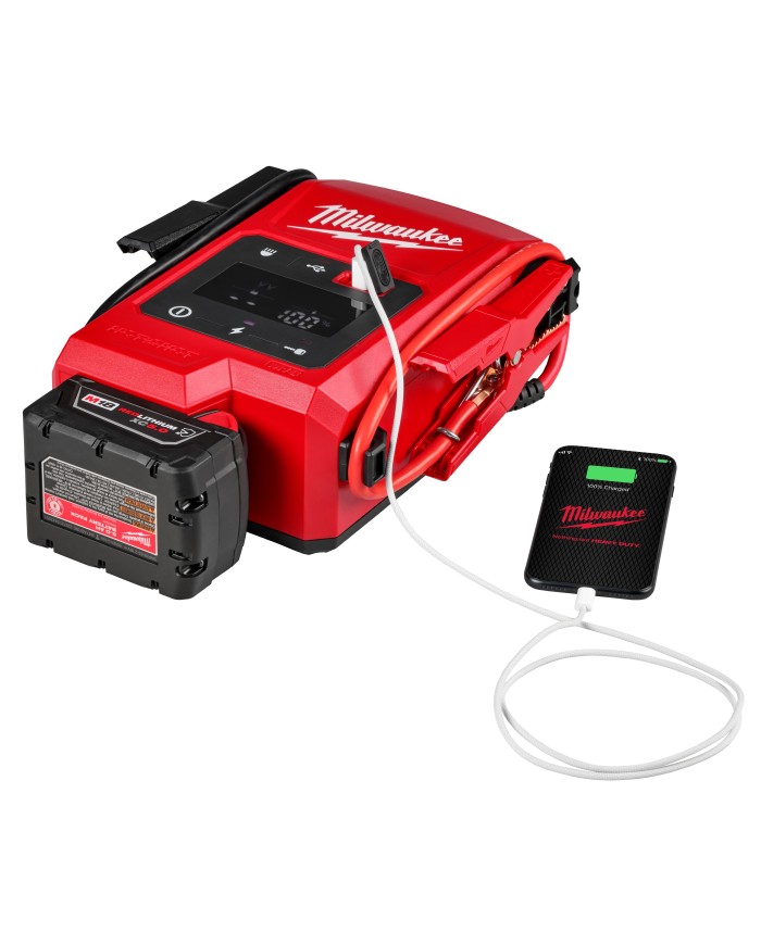 PROMO MILWAUKEE: Arrancador Milwaukee 1000 A M18™ (3841-20) GRATIS batería M18™ FORGE™ XC 8.0 AMP (48-11-1881)