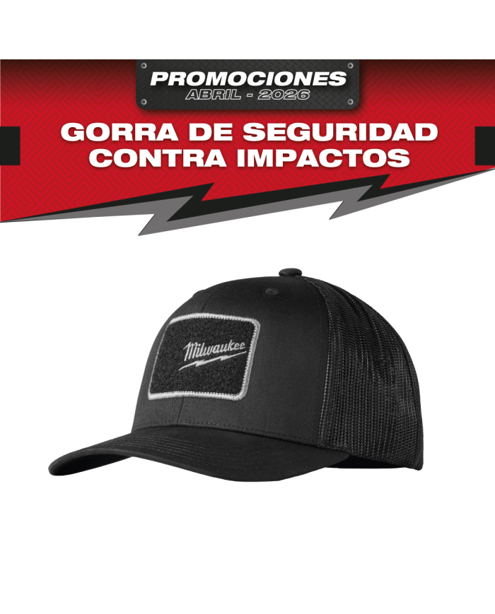 PROMO MILWAUKEE: Gorra antigolpes de Milwaukee 48-73-1063