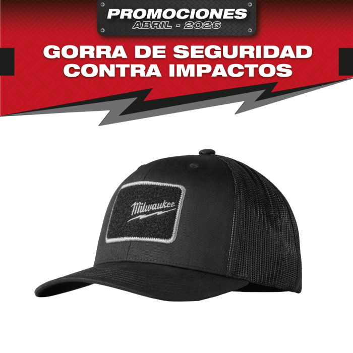 PROMO MILWAUKEE: Gorra antigolpes de Milwaukee 48-73-1063