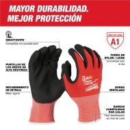 PROMO MILWAUKE: Guantes de nitrilo nivel de corte 1 (Tallas S, M, L) 48-22-8901 Milwaukee