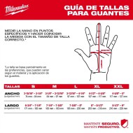 PROMO MILWAUKE: Guantes de nitrilo nivel de corte 1 (Tallas S, M, L) 48-22-8901 Milwaukee